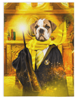 'Harry Dogger (Wooflepuff)' Personalized Pet Blanket