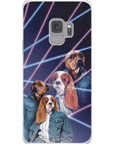 '1980s Lazer Portrait' Personalized 2 Pet Phone Case