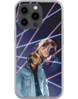 '1980s Lazer Portrait' Personalized Pet Phone Case
