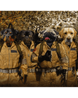 'Dog Busters' Personalized 4 Pet Puzzle