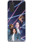 '1980s Lazer Portrait Pet(Male)/Human(Female)' Personalized Phone Case