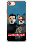 'Trailer Park Dogs 1' Personalized 2 Pets Phone Case