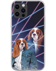 '1980s Lazer Portrait (Female)' Personalized Pet Phone Case