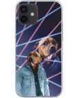 '1980s Lazer Portrait' Personalized Pet Phone Case