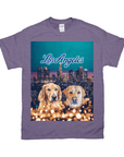 'Doggos of Los Angeles' Personalized 2 Pet T-Shirt
