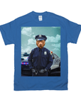 'The Police Officer' Personalized Pet T-Shirt