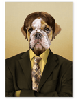 'Dwight Woofer' Personalized Dog Poster