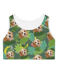 Custom Sports Bra (Leafy Green: 1-4 Pets)