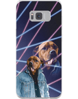 '1980s Lazer Portrait' Personalized Pet Phone Case