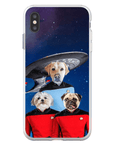 'Doggo-Trek' Personalized 3 Pet Phone Case