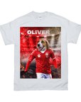 'Denmark Doggos Soccer' Personalized Pet T-Shirt