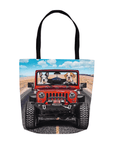 'The Yeep Cruisers' Personalized 2 Pet Tote Bag