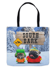 'South Bark' Personalized 2 Pet Tote Bag