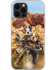 'Dogati Riders' Personalized 2 Pet Phone Case