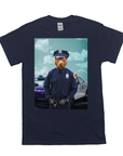 'The Police Officer' Personalized Pet T-Shirt