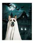 'The Ghost' Personalized Pet Standing Canvas
