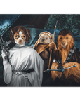 'Star Woofers 3' Personalized 3 Pet Poster