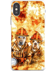 'The Firefighters' Personalized 2 Pet Phone Case
