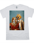 'King And Queen' Personalized 2 Pet T-Shirt