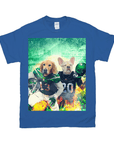 'New York Jet-Doggos' Personalized 2 Pet T-Shirt