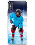 'The Hockey Player' Personalized Phone Case