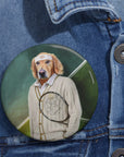 The Tennis Player Custom Pin