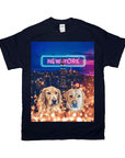 'Doggos of New York' Personalized 2 Pet T-Shirt