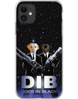 'Dogs in Black' Personalized 2 Pet Phone Case
