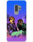 'A Night at the Pawsbury' Personalized 2 Pet Phone Case