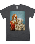 'Queen And Princess' Personalized 2 Pet T-Shirt