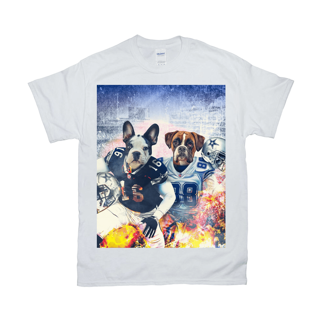 &#39;Dallas Doggos&#39; Personalized 2 Pet T-Shirt