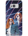'1980s Lazer Portrait (Female)' Personalized Pet Phone Case
