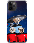 'Doggo-Trek' Personalized 3 Pet Phone Case