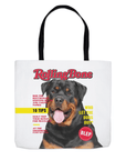 'Rolling Bone' Personalized Tote Bag