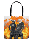 'Charlie's Doggos' Personalized 2 Pet Tote Bag