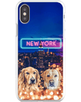 'Doggos of New York' Personalized 2 Pet Phone Case