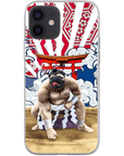 'The Sumo Wrestler' Personalized Phone Case