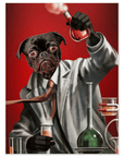 'The Mad Scientist' Personalized Pet Poster