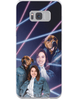 '1980s Lazer Portrait Pet(Male)/Human(Female)' Personalized Phone Case