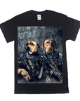 'The Navy Veterans' Personalized 2 Pet T-Shirt