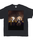'The Admiral And The Captain' Personalized 2 Pet T-Shirt