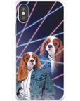 '1980s Lazer Portrait (Female)' Personalized Pet Phone Case