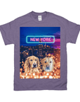 'Doggos of New York' Personalized 2 Pet T-Shirt