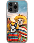 '2 Amigos' Personalized 2 Pet Phone Case