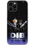 'Dogs in Black' Personalized 2 Pet Phone Case