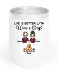 Life Is Better With Wine & Dogs/Cats Wine Tumbler