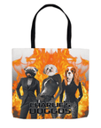'Charlie's Doggos' Personalized 3 Pet Tote Bag
