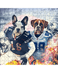 'Dallas Doggos' Personalized 2 Pet Puzzle