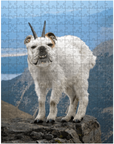 'The Mountain Doggoat' Personalized Pet Puzzle