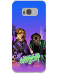 'A Night at the Pawsbury' Personalized 2 Pet Phone Case